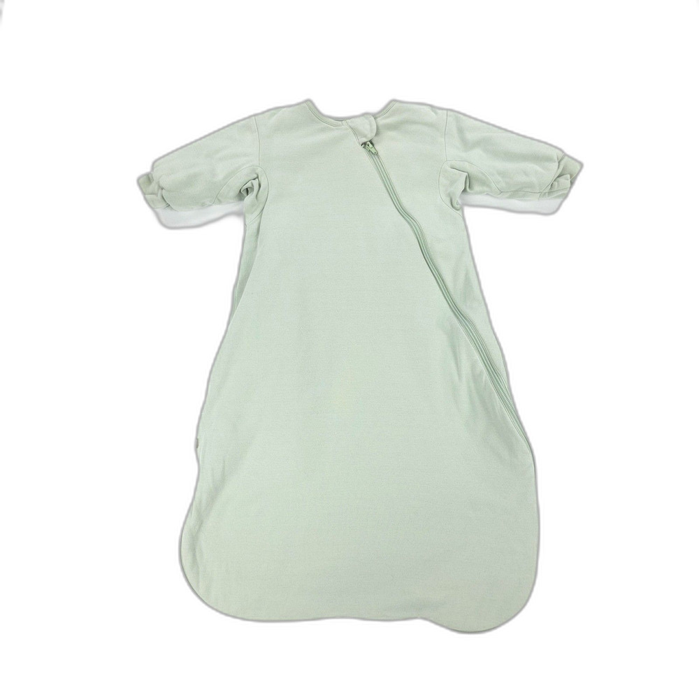 KAIYA Baby Organic Cotton Wool Long Sleeve Sleep Sack 2.5 TOG Pea Green 6-18m